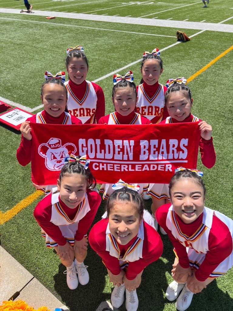 箕面自由学園チアチームGOLDEN BEARSへ､Kaepaチアタオルを協賛致しました｡